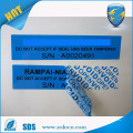 seal VOID security label,warranty void if broken label,VOID tamper evident label